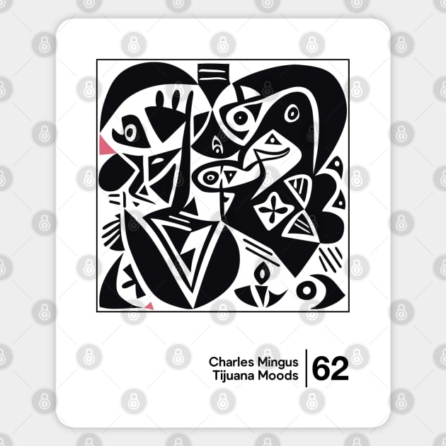 Tijuana Moods - Charles Mingus - Minimal Style Graphic Artwork Magnet by saudade